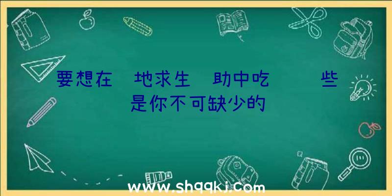 要想在绝地求生辅助中吃鸡